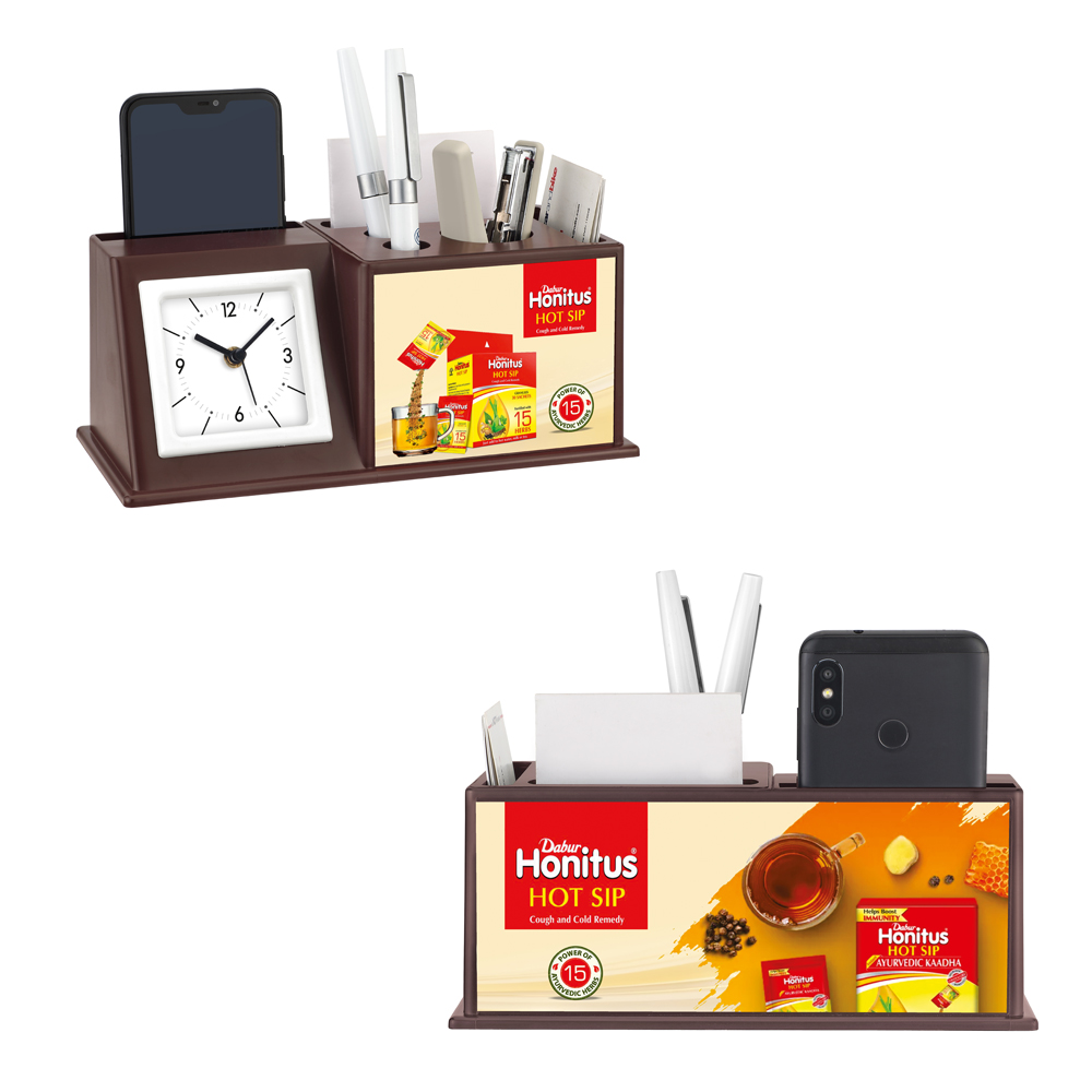 [60122] Penstand With Clock - Multipurpose - Honitus
