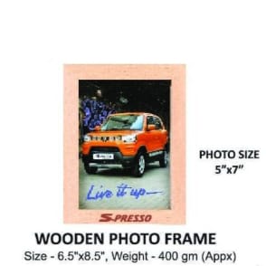 [62580] Wooden Photo Frame - Size : 16.5x21.5 cm, Weight- 400 gm(Appx)
