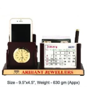 [62584] Pen Stand With Mobile Holder - Size : 24.1x11.4 cm, Weight- 630 gm(Appx)