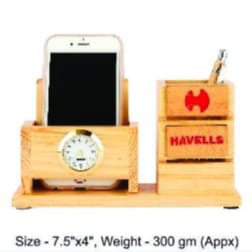 [62596] Pen Stand With Mobile Holder - Size : 19x10.1 cm, Weight- 300 gm(Appx)