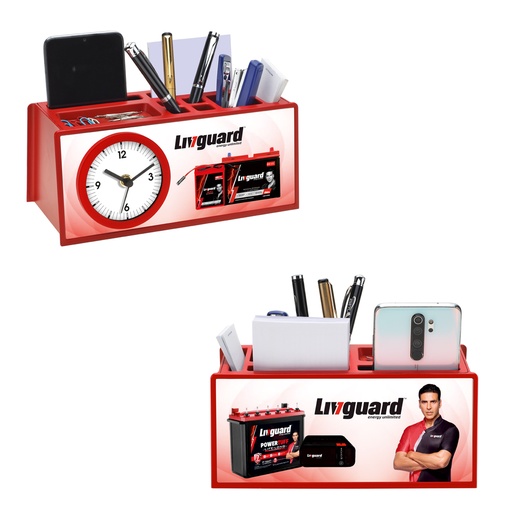 [60126] Penstand With Clock - Multipurpose - Livguard