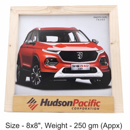 [62617] Wooden Photo Frame - Size : 20.3x20.3 cm, Weight- 250 gm(Appx)