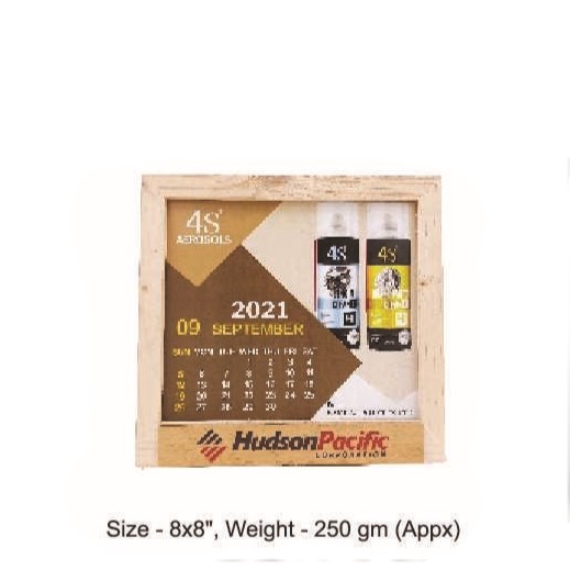 [62621] Wooden Photo Frame - Size : 20.3x20.3 cm, Weight- 250 gm(Appx)