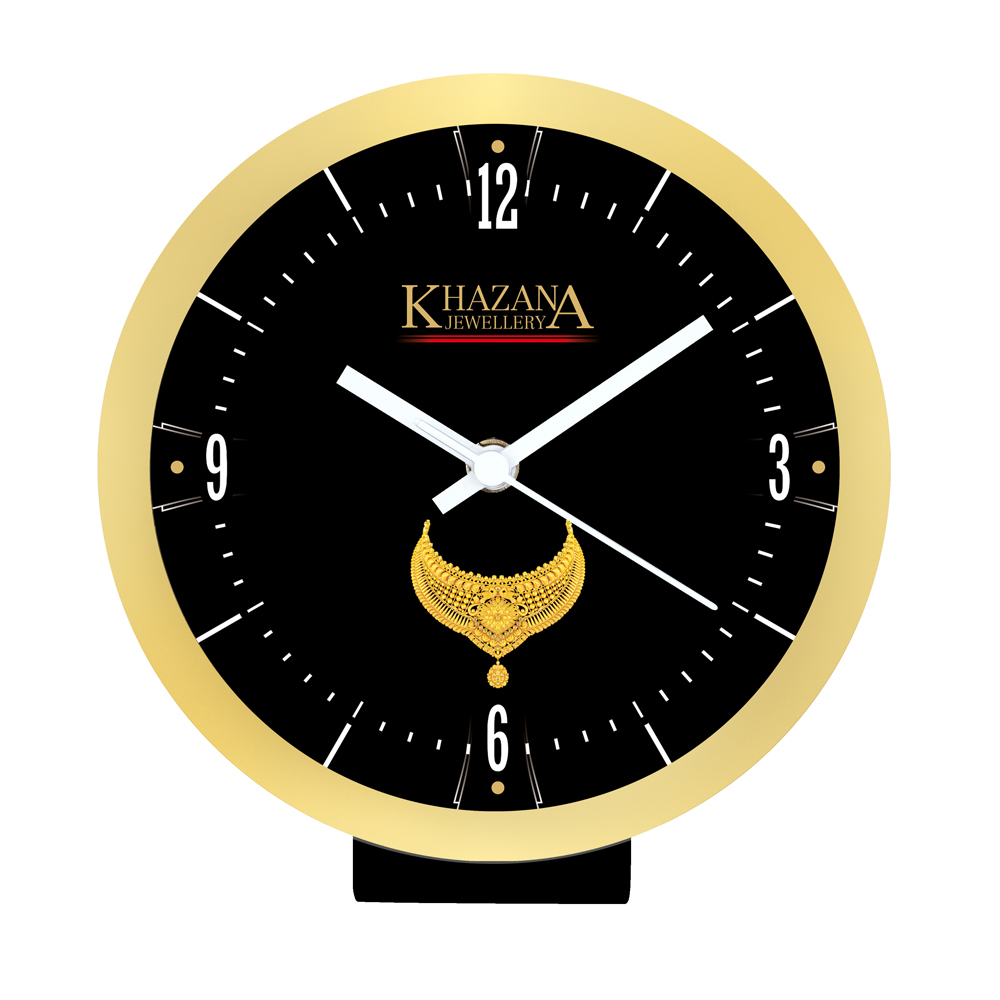[55773] Wall Cum Table Clock - Khazana