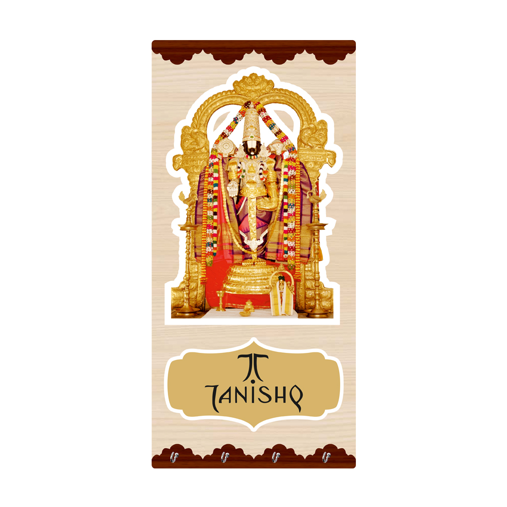 [60197] Key Hanger - Mdf Religious - Tanishq