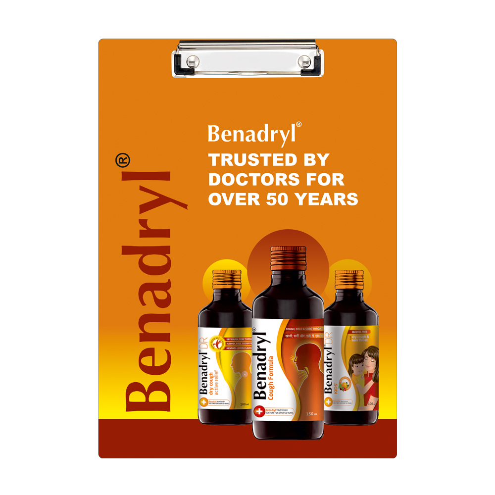 [55778] Clip Board - Mdf - Benadryl