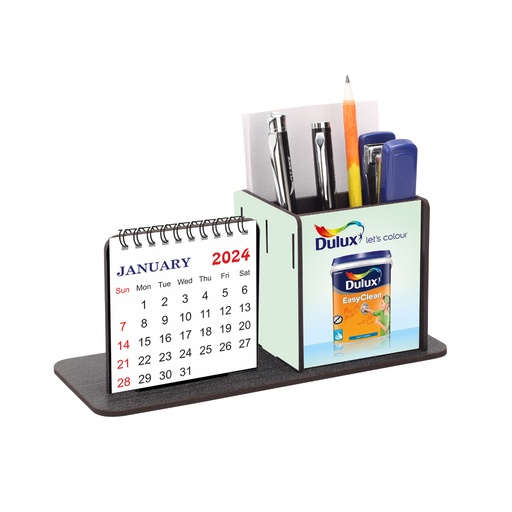 [55782] Penstand With Calendar - Mdf  - Dulux