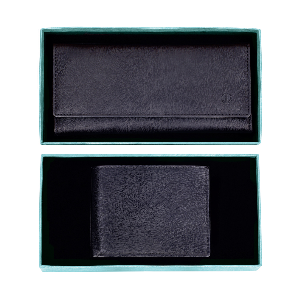 [55791] Couple Wallet - 2 Pcs Set -