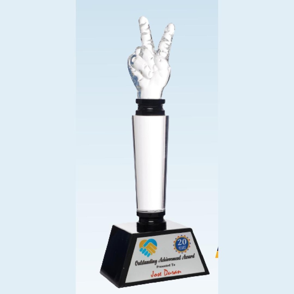 [60379] 13" Acrylic Memento - Victory