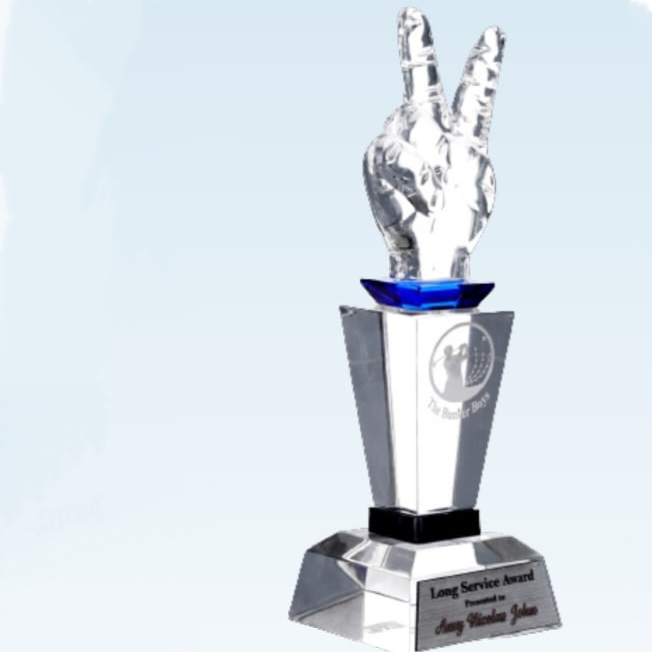 [60410] 9" Victory Acrylic memento 