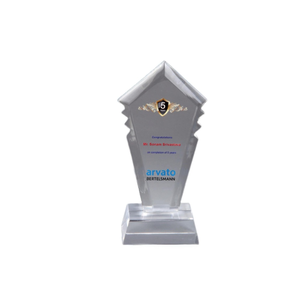 [60476] 9" Outstanding Acrylic memento 