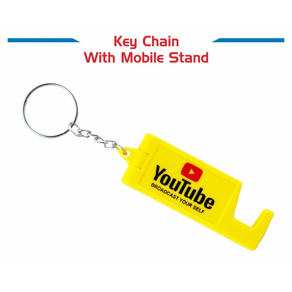 [56198] Keychain With Mobile Stand