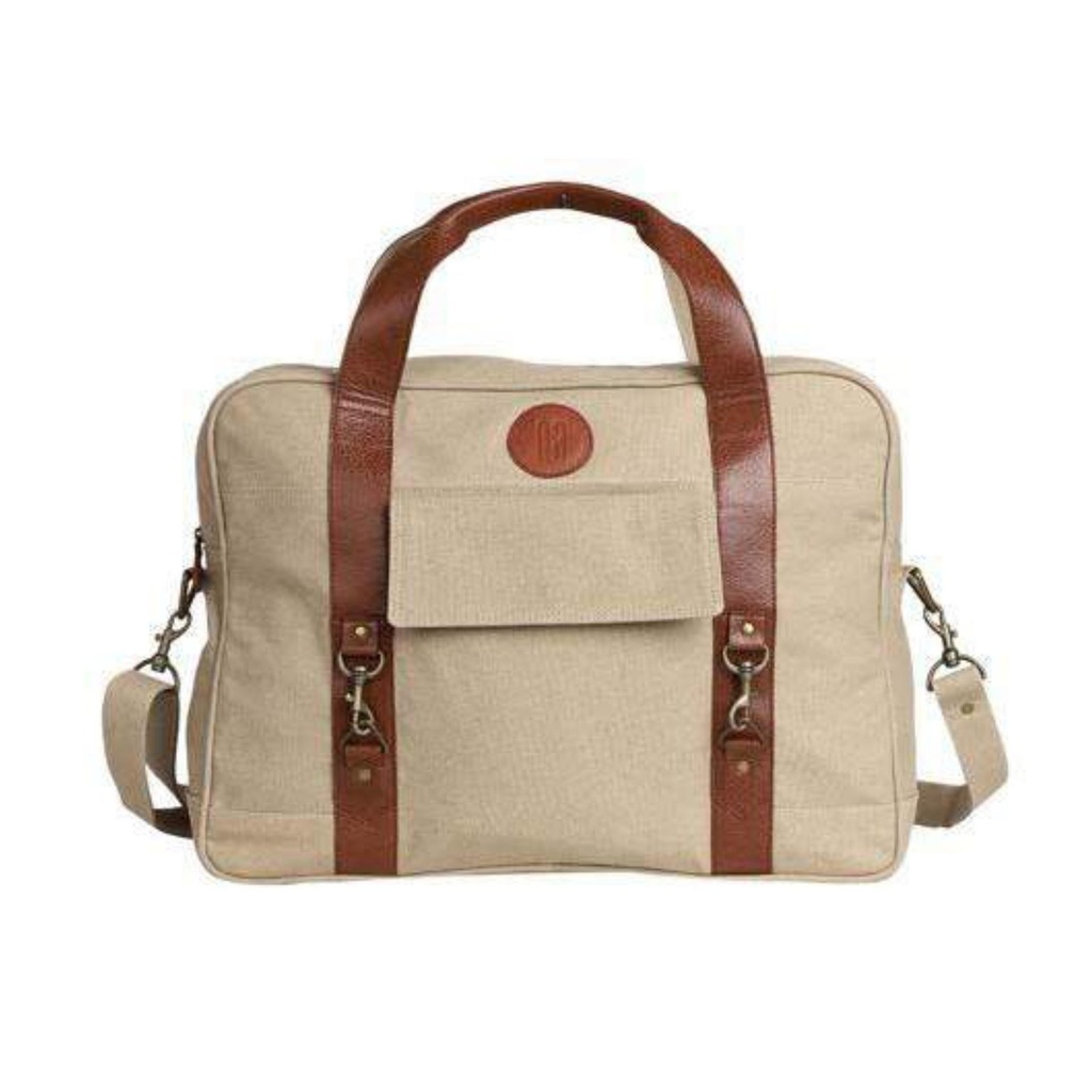 [60533] Canvas Travel/Gym/Sports Duffel Bag: Flint